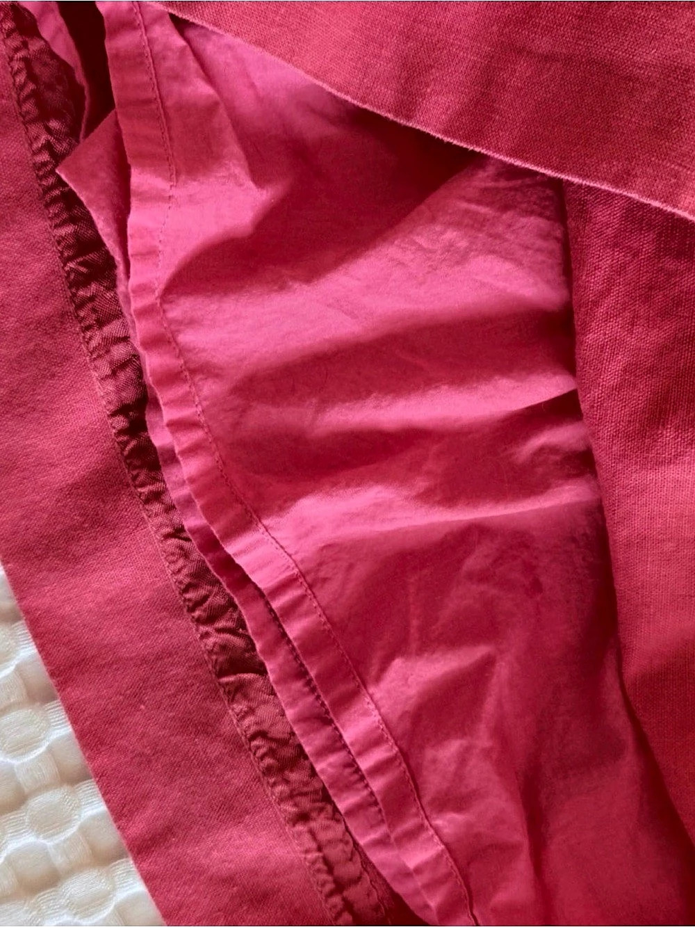J.Crew Raspberry Pink Ruffle Waist Skirt - Picture 5 of 6